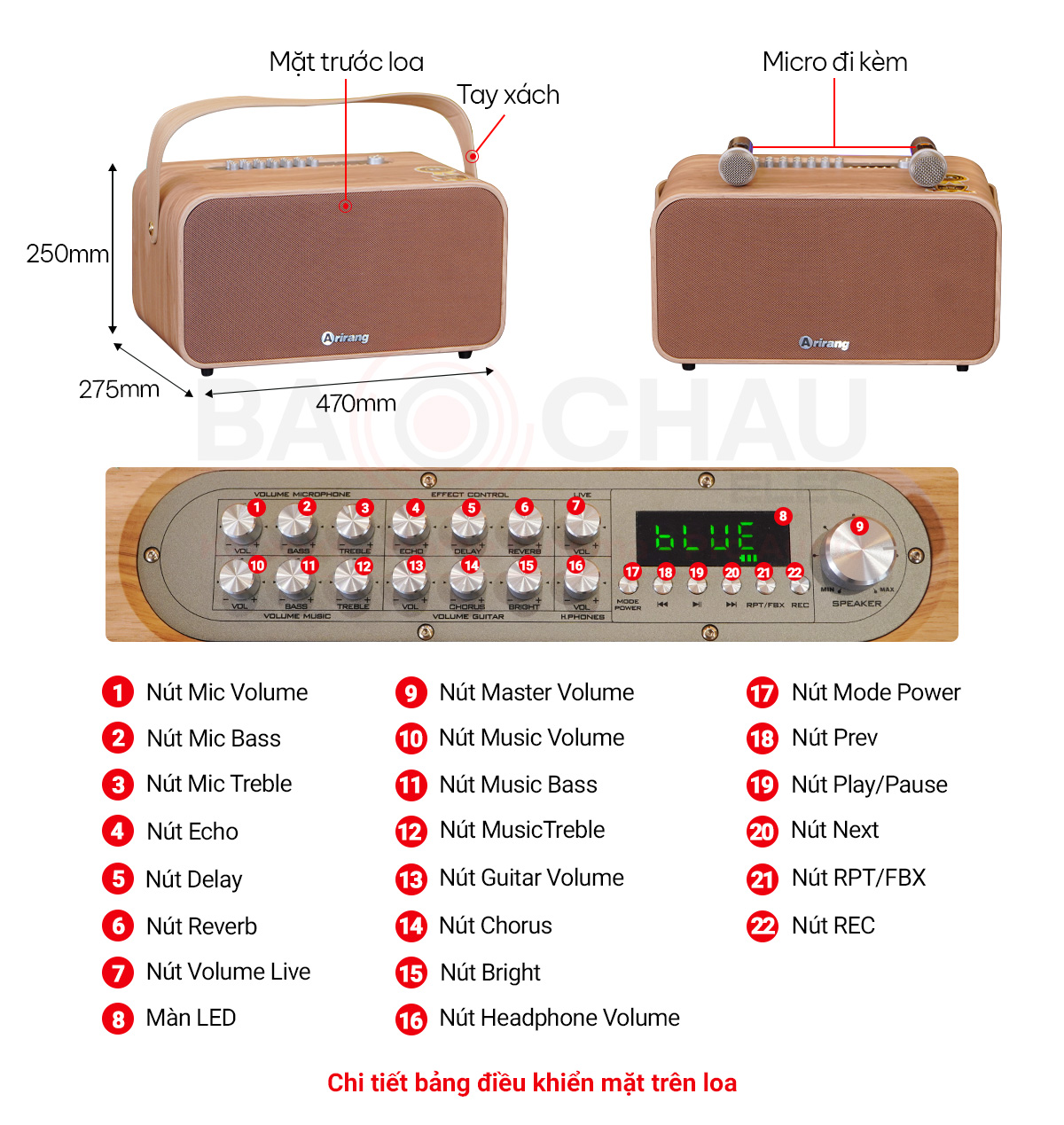 Hướng dẫn sử dụng chi tiết Arirang mb2cw Chi Tiết Nhất